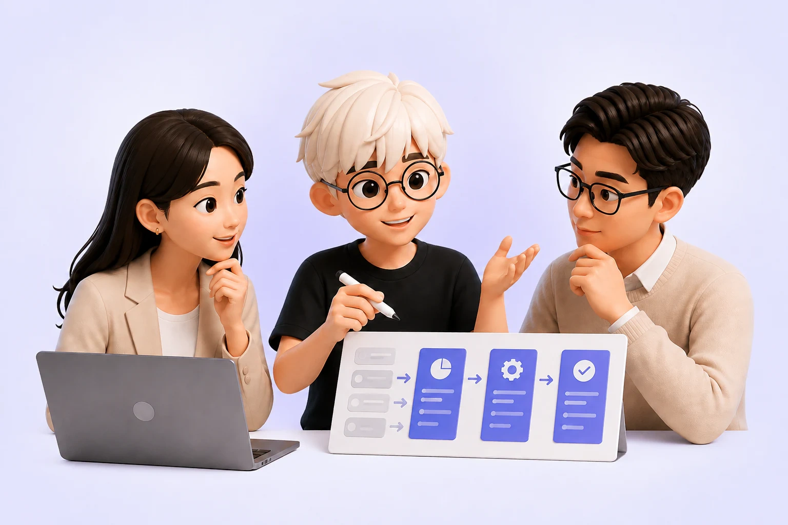 小加同学与企业团队共同梳理 AI 工作流程